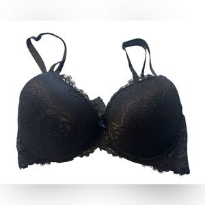 Black Lace Bra Size 36 D